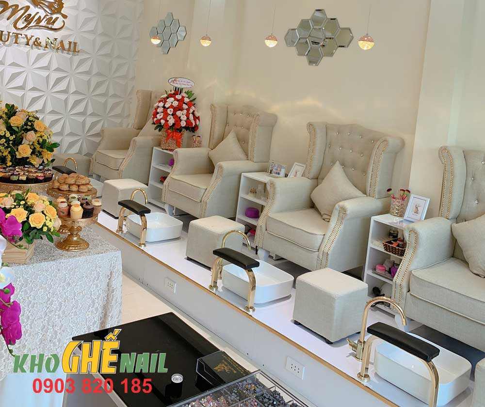 ghế nail sofa 