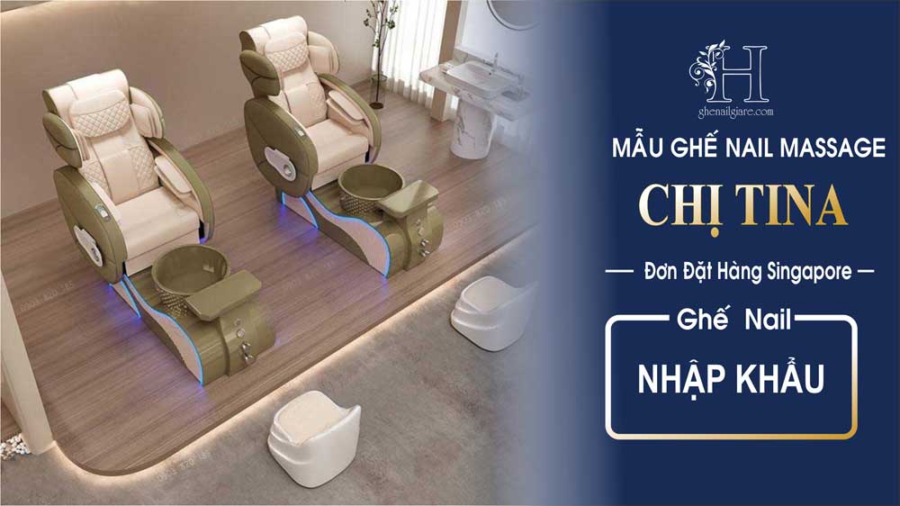 ghế nail massage