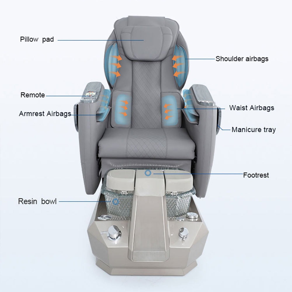 chi tiết ghế nail spa