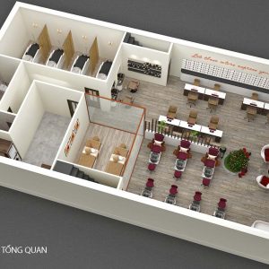 thiết kế tiệm nail tại nhà